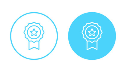 Badge icon vector. Awards icon vector. Achieve sign and symbols. Stamp