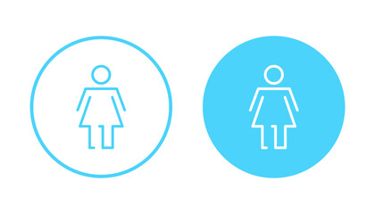 Female icon vector. woman sign and symbol