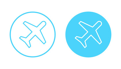 Plane icon vector. Airplane sign and symbol. Flight transport symbol. Travel sign. aeroplane