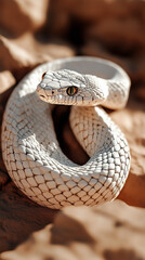 Fototapeta premium Albino Cape Cobra
