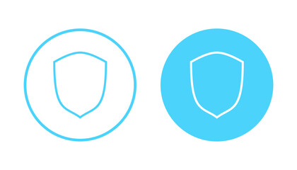 Shield icon vector. Protection icon. Security sign and symbol