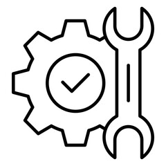 Optimization Outline Icon