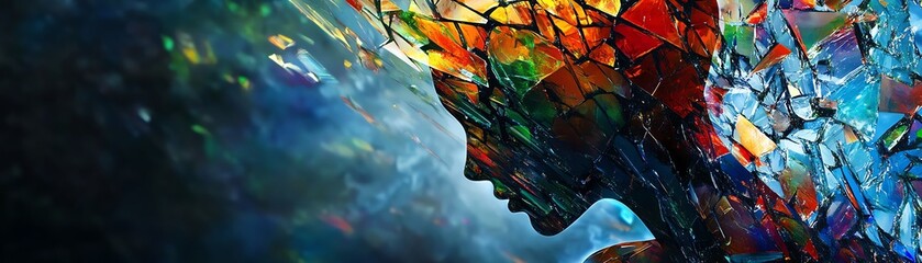 A colorful depiction of human consciousness.