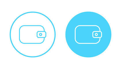 Wallet icon vector. wallet sign and symbol