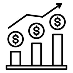 Surplus Outline Icon