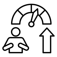 Performance Outline Icon