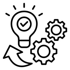 Innovation Outline Icon