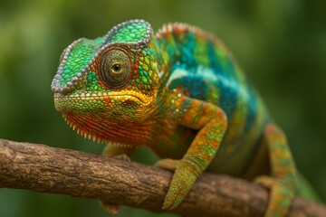 Fototapeta premium Caméléon 