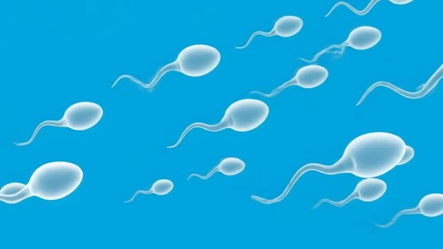 Sperm cells graphic illustration