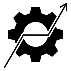 Advancement Glyph Icon