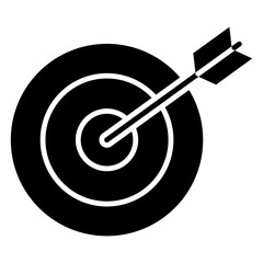 Goals Glyph Icon