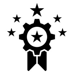 Excellence Glyph Icon