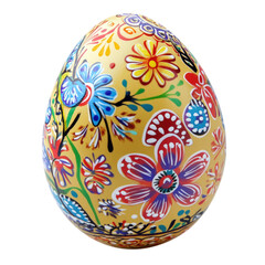 Easter Egg Decorated Background Hd  isolated on a transparent background