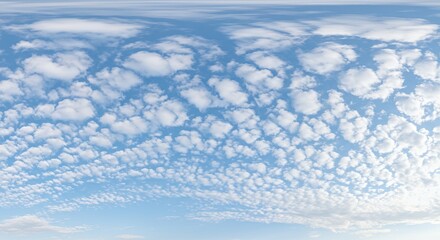 Obraz premium Sky Filled with Fluffy Clouds on a Bright Day