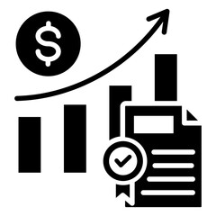 Fiscal Policy Glyph Icon
