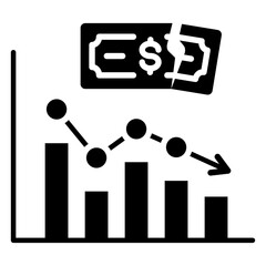 Great Depression Glyph Icon