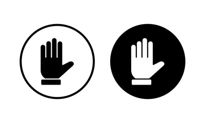 Hand icon vector illustration. hand sign and symbol. hand gesture