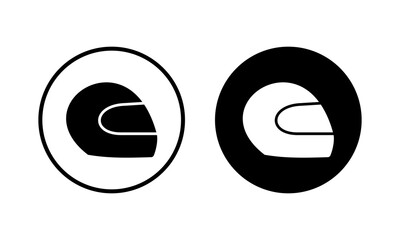 Helmet icon vector illustration. Motorcycle helmet sign and symbol. Construction helmet icon. Safety helmet