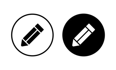 Pencil icon vector illustration. pen sign and symbol. edit icon vector