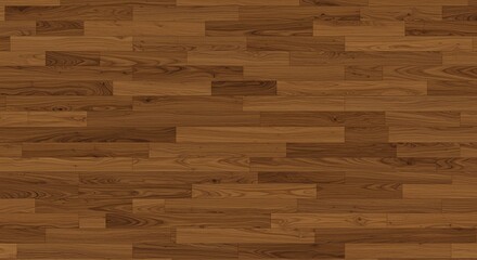 Wood Flooring Background Texture with Horizontal Planks Pattern