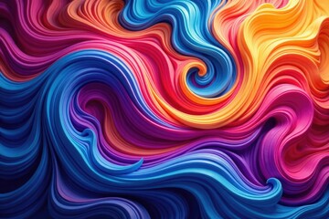 Fototapeta premium Abstract swirling forms create a vibrant, dynamic pattern , modern, abstract