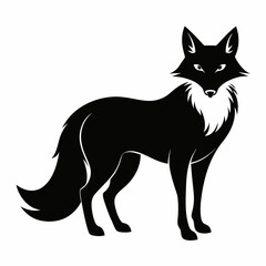 Stylized Fox Silhouette