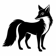 Stylized Fox Silhouette