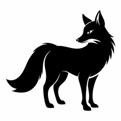 Stylized Fox Silhouette