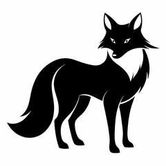 Stylized Fox Silhouette