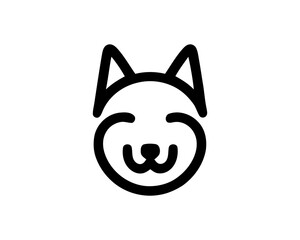 vector illustration of a dog