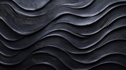 Textured Waves in Stark Contrast: A Powerful Visual Element for Designers