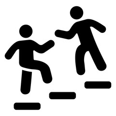 Mentoring Glyph Icon