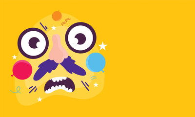 Fototapeta premium April Fools Day Backgrounds Playful Pranks and Festive Designs