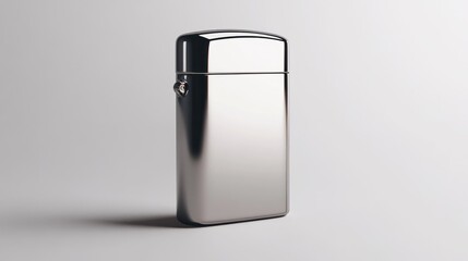 Stylish, chrome metal lighter