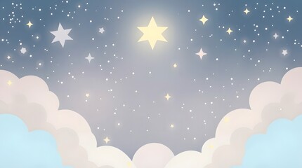 stars in outer space illustration