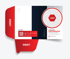 Presentation folder design template for your business identity and branding creative modern theme