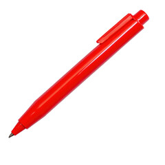 Red Permanent Marker Cap On Crisp Image  isolated on a transparent background