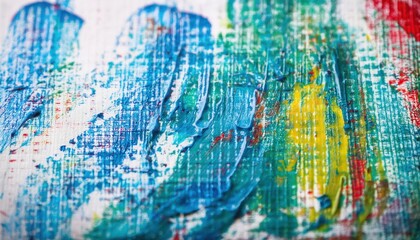 abstract colorful acrylic paint texture closeup with blue red green strokes perfect for web design background print media posters branding visuals

