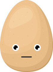 Cute egg clipart design illustration