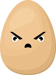 Cute egg clipart design illustration