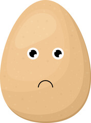 Cute egg clipart design illustration