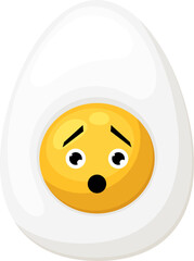 Cute egg clipart design illustration