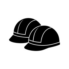 hard hat vector silhouette