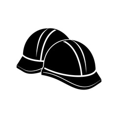 hard hat vector silhouette