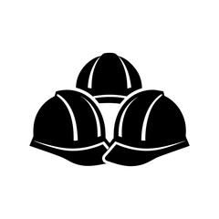 hard hat vector silhouette