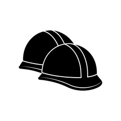 hard hat vector silhouette