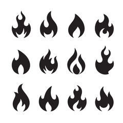 Fire Flame fire icon fire logo fire vector flame logo 