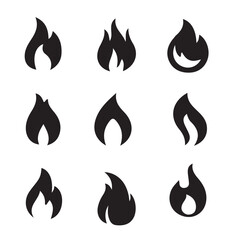 Fire Flame fire icon fire logo fire vector flame logo 