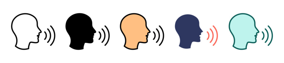 Speaking multiple icon