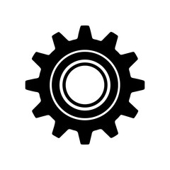 gear vector silhouette